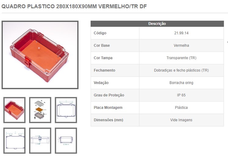 CAIXA IP65 RENGLAN RE 219914